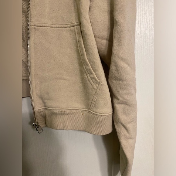 TNA beige zipper hoody - Picture 4 of 4